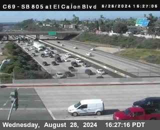 SB 805 at El Cajon Blvd (On Ramp)