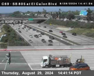 SB 805 at El Cajon Blvd (On Ramp)