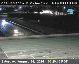 SB 805 at El Cajon Blvd (On Ramp)