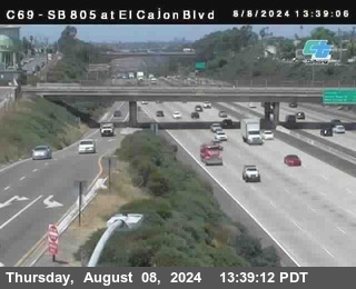 SB 805 at El Cajon Blvd (On Ramp)