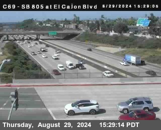 SB 805 at El Cajon Blvd (On Ramp)