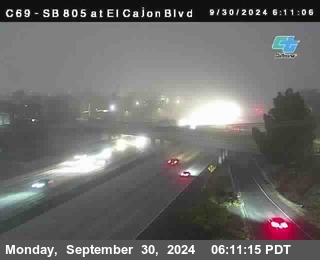 SB 805 at El Cajon Blvd (On Ramp)