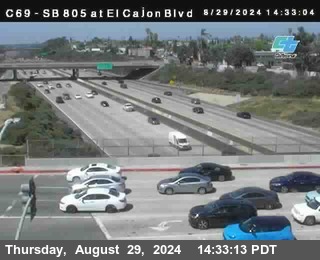 SB 805 at El Cajon Blvd (On Ramp)