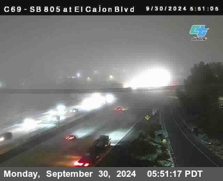 SB 805 at El Cajon Blvd (On Ramp)