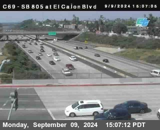 SB 805 at El Cajon Blvd (On Ramp)