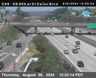 SB 805 at El Cajon Blvd (On Ramp)