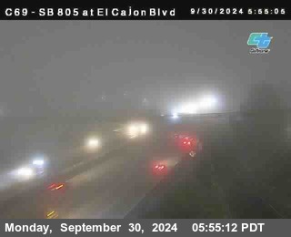 SB 805 at El Cajon Blvd (On Ramp)