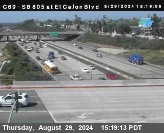 SB 805 at El Cajon Blvd (On Ramp)