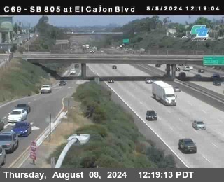 SB 805 at El Cajon Blvd (On Ramp)