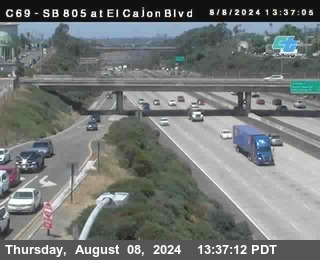 SB 805 at El Cajon Blvd (On Ramp)