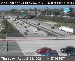 SB 805 at El Cajon Blvd (On Ramp)