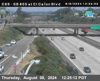 SB 805 at El Cajon Blvd (On Ramp)