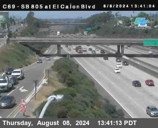 SB 805 at El Cajon Blvd (On Ramp)