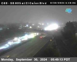 SB 805 at El Cajon Blvd (On Ramp)