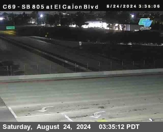 SB 805 at El Cajon Blvd (On Ramp)