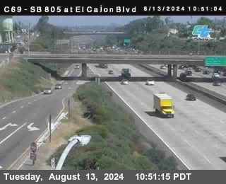 SB 805 at El Cajon Blvd (On Ramp)