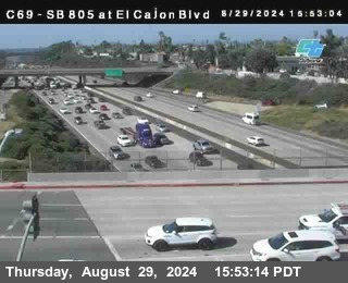 SB 805 at El Cajon Blvd (On Ramp)