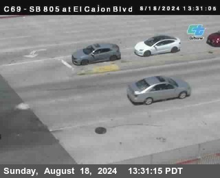 SB 805 at El Cajon Blvd (On Ramp)