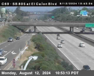 SB 805 at El Cajon Blvd (On Ramp)