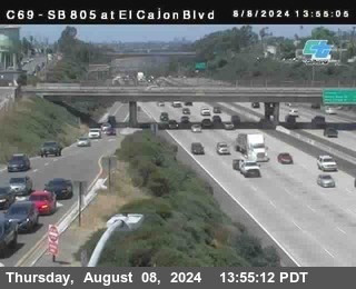 SB 805 at El Cajon Blvd (On Ramp)