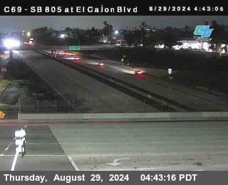 SB 805 at El Cajon Blvd (On Ramp)