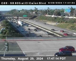 SB 805 at El Cajon Blvd (On Ramp)