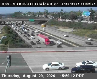 SB 805 at El Cajon Blvd (On Ramp)