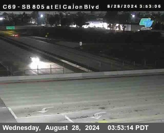 SB 805 at El Cajon Blvd (On Ramp)