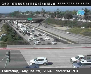 SB 805 at El Cajon Blvd (On Ramp)