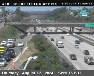 SB 805 at El Cajon Blvd (On Ramp)