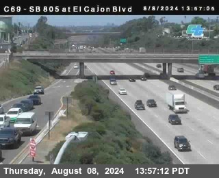 SB 805 at El Cajon Blvd (On Ramp)