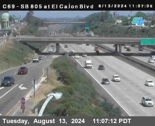 SB 805 at El Cajon Blvd (On Ramp)