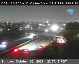 SB 805 at El Cajon Blvd (On Ramp)