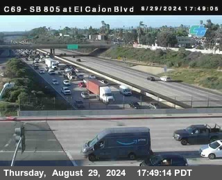 SB 805 at El Cajon Blvd (On Ramp)