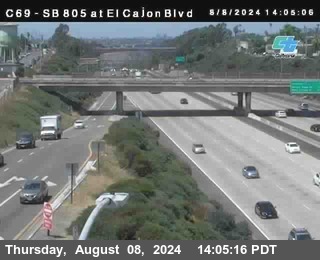 SB 805 at El Cajon Blvd (On Ramp)