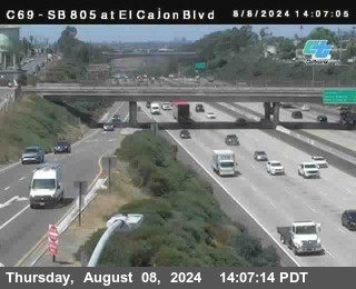 SB 805 at El Cajon Blvd (On Ramp)