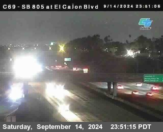 SB 805 at El Cajon Blvd (On Ramp)