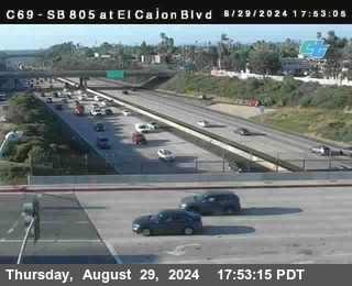 SB 805 at El Cajon Blvd (On Ramp)