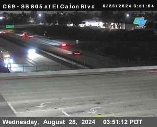 SB 805 at El Cajon Blvd (On Ramp)