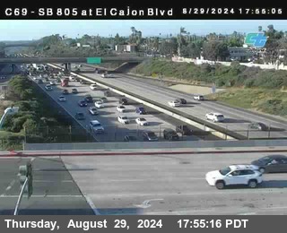 SB 805 at El Cajon Blvd (On Ramp)