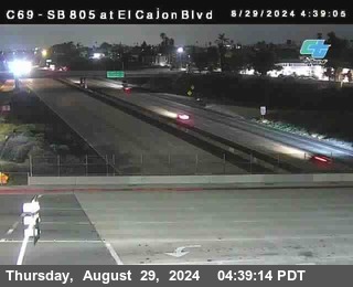 SB 805 at El Cajon Blvd (On Ramp)