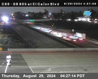 SB 805 at El Cajon Blvd (On Ramp)