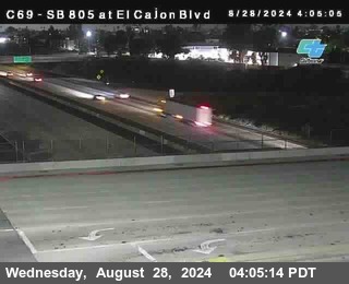 SB 805 at El Cajon Blvd (On Ramp)