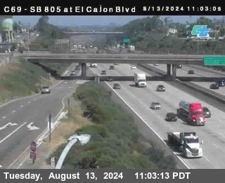 SB 805 at El Cajon Blvd (On Ramp)