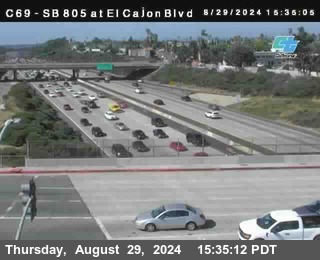 SB 805 at El Cajon Blvd (On Ramp)