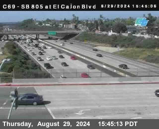 SB 805 at El Cajon Blvd (On Ramp)