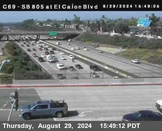 SB 805 at El Cajon Blvd (On Ramp)