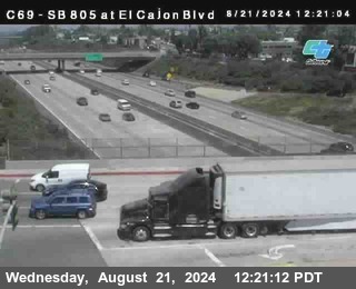 SB 805 at El Cajon Blvd (On Ramp)