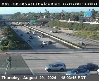 SB 805 at El Cajon Blvd (On Ramp)