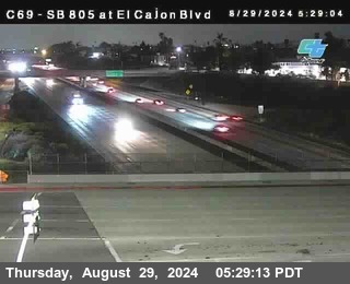 SB 805 at El Cajon Blvd (On Ramp)